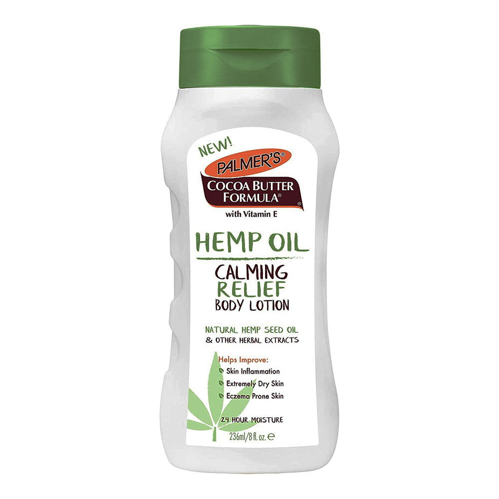 Palmer's Cocoa Butter Formula Body Lotion Calming Relief with Hemp Oil, 8 Oz